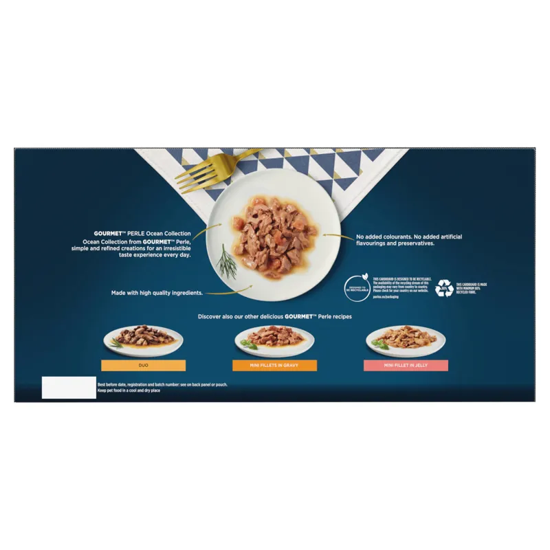 Gourmet Perle Chefs Ocean Collection in Gravy Pouches 60x85g-1